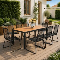 Friendly 9-Piece Outdoor Dining Set to Elevate Your Space