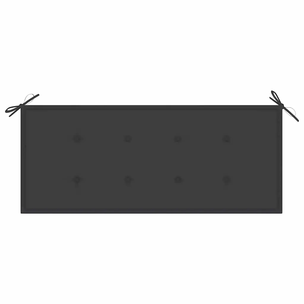 2-Seater Garden Bench with Cushion