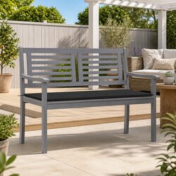 Your New Favorite Garden Bench in Grey Eucalyptus