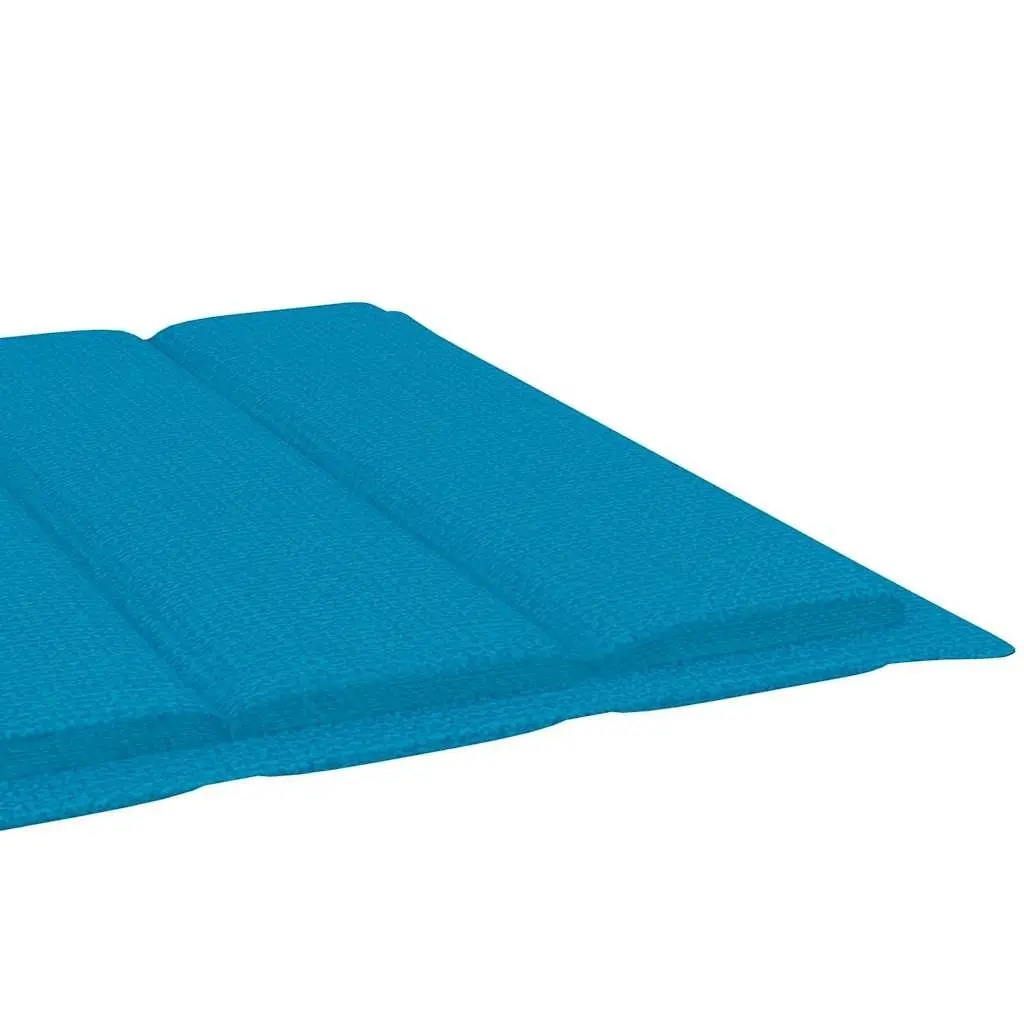 Sun Lounger Adjustable Backrest Cushion Grey Wash