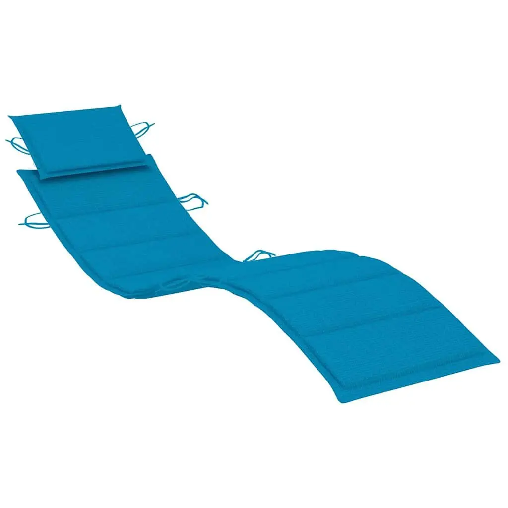Sun Lounger with Table and Cushion
