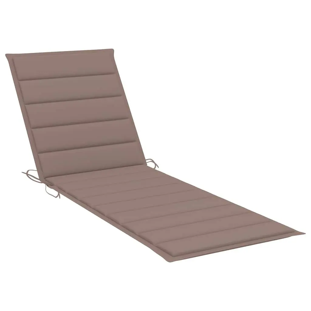 Garden Sun Lounger with Adjustable Backrest