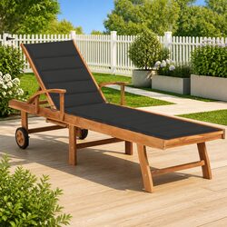 Friendly Teak Wood Sun Lounger for Your Outdoor Space