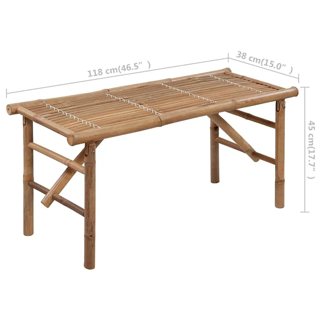 Folding Garden Bench for Outdoor Relaxation