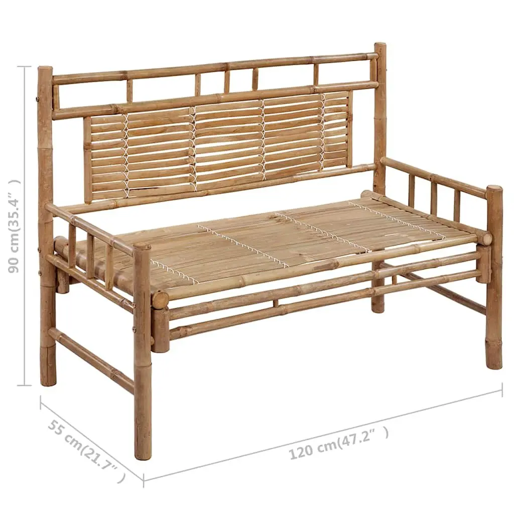 Bamboo Garden Bench