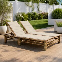 Your Ideal 2-Person Bamboo Lounger for Outdoor Enjoyment