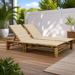Your New Favorite 2-Person Sun Lounger in Beige