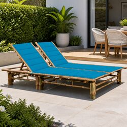 Friendly Bamboo Lounger for Relaxing with a Friend