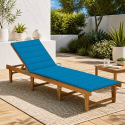 Your New Favorite Lounger: Folding Garden Bed in Blue