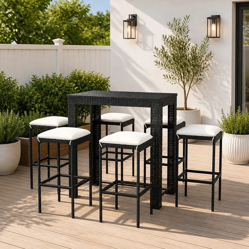 7 Piece Garden Bar Set