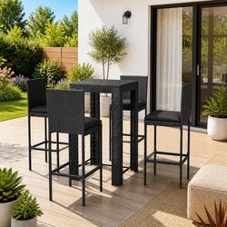 Enjoy Outdoor Entertaining with This 5 Piece Bar Set