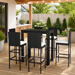 Your New Favorite 7 Piece Outdoor Bar Set