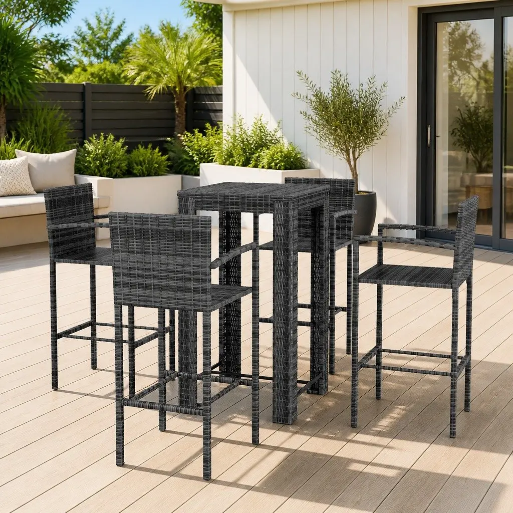 5 Piece Bar Set for Outdoor Enjoyment