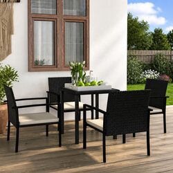 Comfortable 5 Piece Garden Dining Set for You