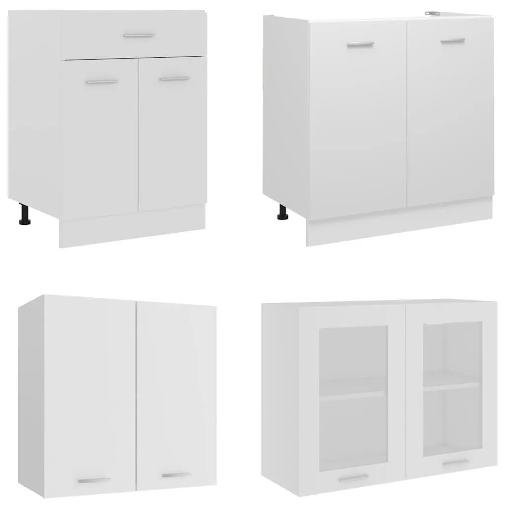 4 Piece Kitchen Cabinet Set