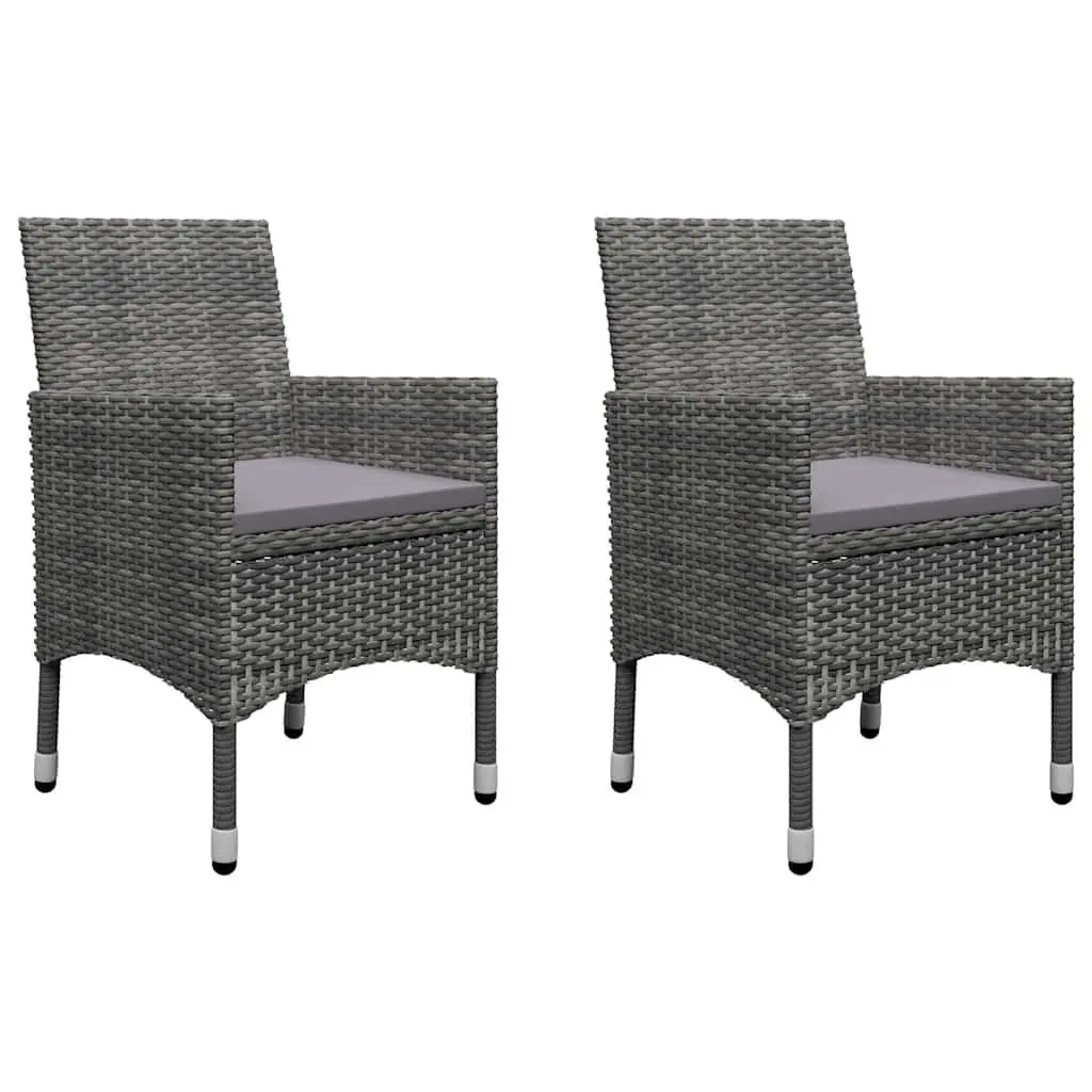 Outdoor Dining Set Grey 5 Piece Acacia Wood Table Rattan Chairs Stools