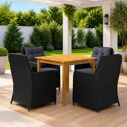 Friendly 5 Piece Garden Dining Set for Your Patio