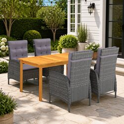 Your Perfect Grey Garden Dining Set for Cozy Meals
