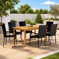 Enjoy Your Outdoor Meals with This 7 Piece Dining Set