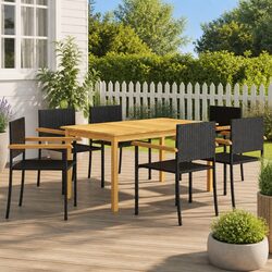 Friendly 7-Piece Outdoor Dining Set for Family Gatherings