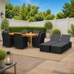 Friendly 9-Piece Outdoor Dining Set for Your Space