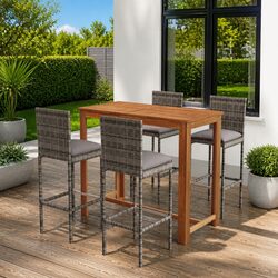 Your Ideal 5 Piece Garden Bar Set Awaits You