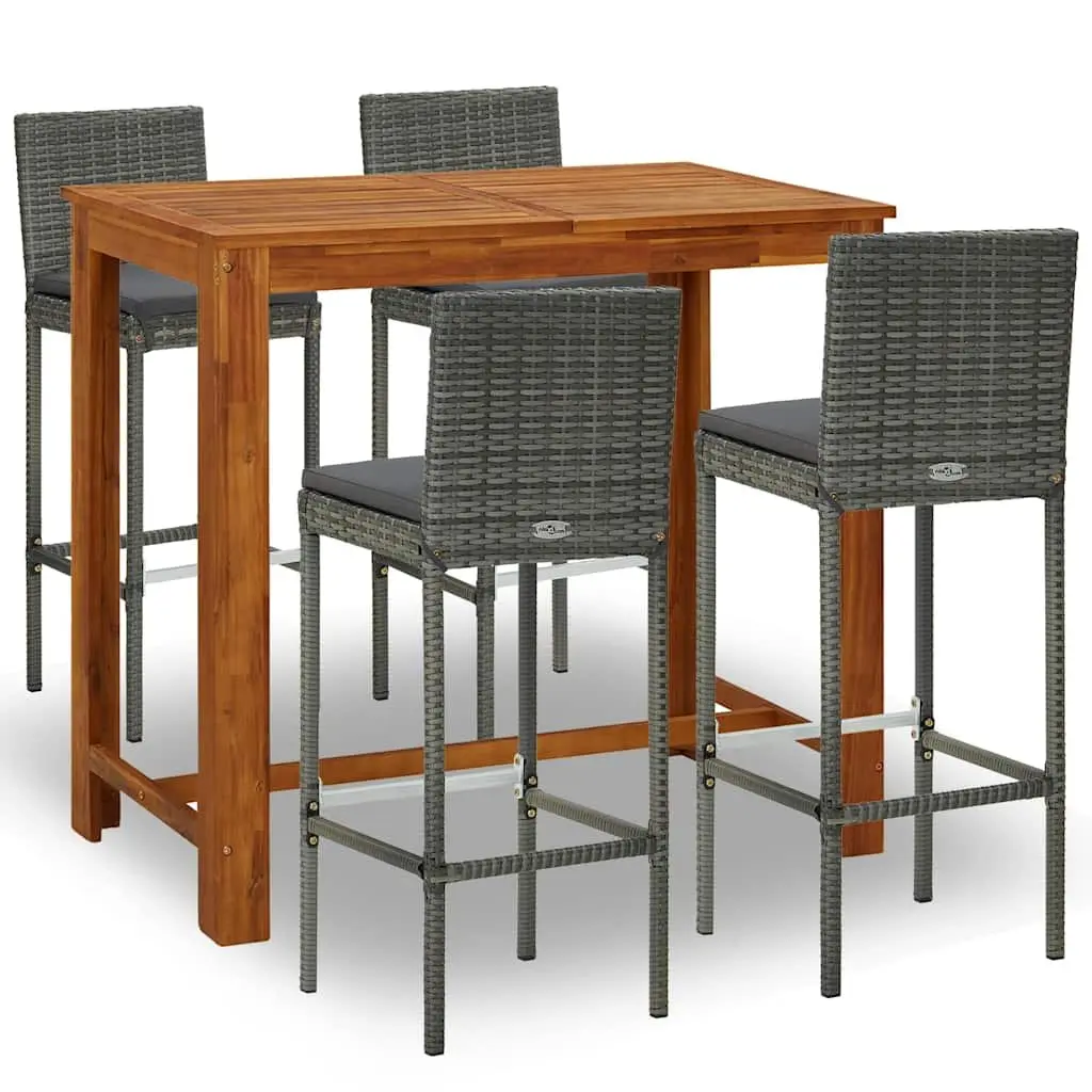 5 Piece Garden Bar Set