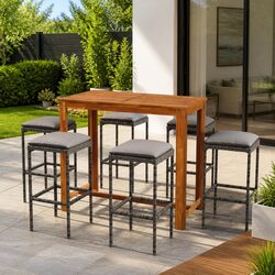 7 Piece Garden Bar Set - Your New Outdoor Comfort Zone