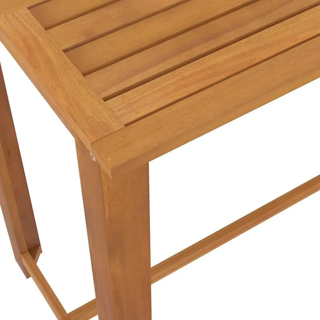 Outdoor Patio Furniture Set 9 Piece Brown Rattan Stools Dining Table Garden