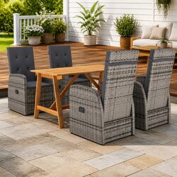 5 Piece Outdoor Dining Set - Comfortable & Stylish