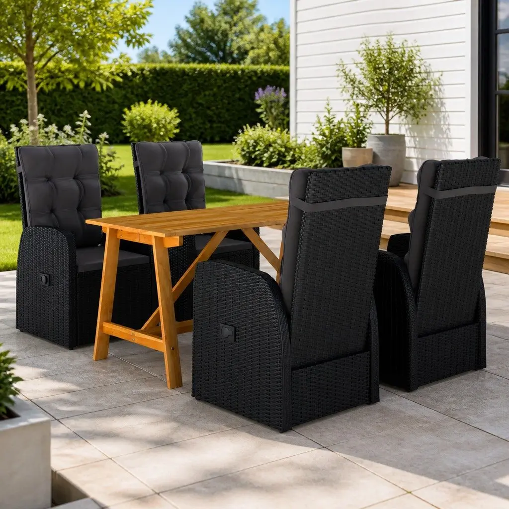 5 Piece Garden Dining Set