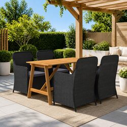 Enjoy Comfort with This 5-Piece Garden Dining Set