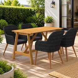 Enjoy Your Outdoor Meals with This Dining Set
