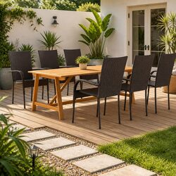 Enjoy Outdoor Dining with This 7 Piece Set