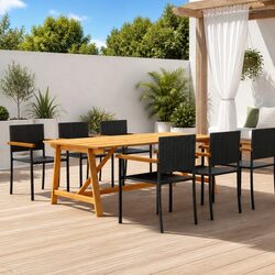 Friendly 7 Piece Outdoor Dining Set for Your Garden