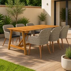 Friendly 7-Piece Garden Dining Set for Your Patio