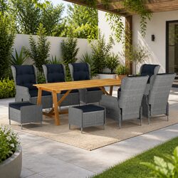 Discover the Perfect 9-Piece Outdoor Dining Experience