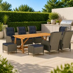 Friendly 9-Piece Outdoor Dining Set for You