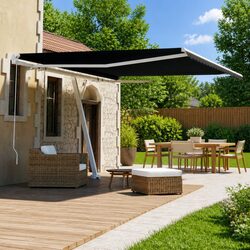 Your Perfect Outdoor Shade: 400x300 cm Retractable Awning