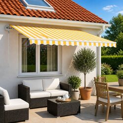 Your Outdoor Shade Solution: Manual Retractable Awning