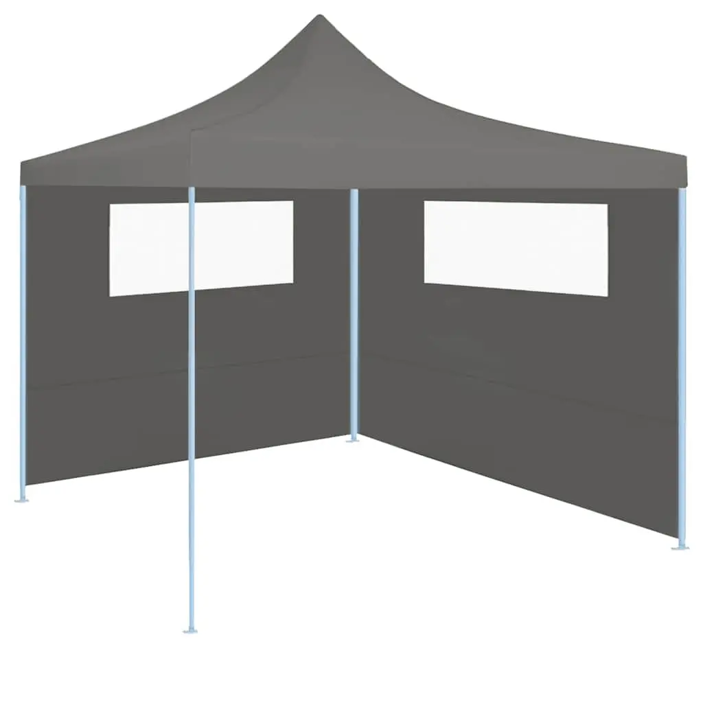 Gazebo Sidewall with Windows Anthracite 6x2 m