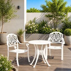 Friendly 3-Piece Bistro Set for Outdoor Spaces