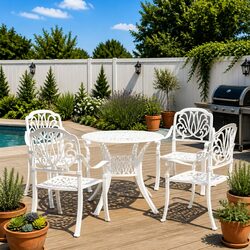 Your 5 Piece Outdoor Bistro Set Awaits!