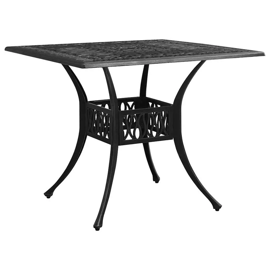 5 Piece Cast Aluminium Bistro Set Weather Resistant Table and Chairs for Garden Patio Outdoor Use