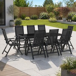 Enjoy Outdoor Meals with This 9 Piece Dining Set