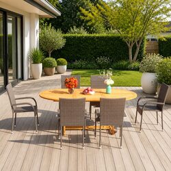 Enjoy Outdoor Dining with This 7 Piece Set