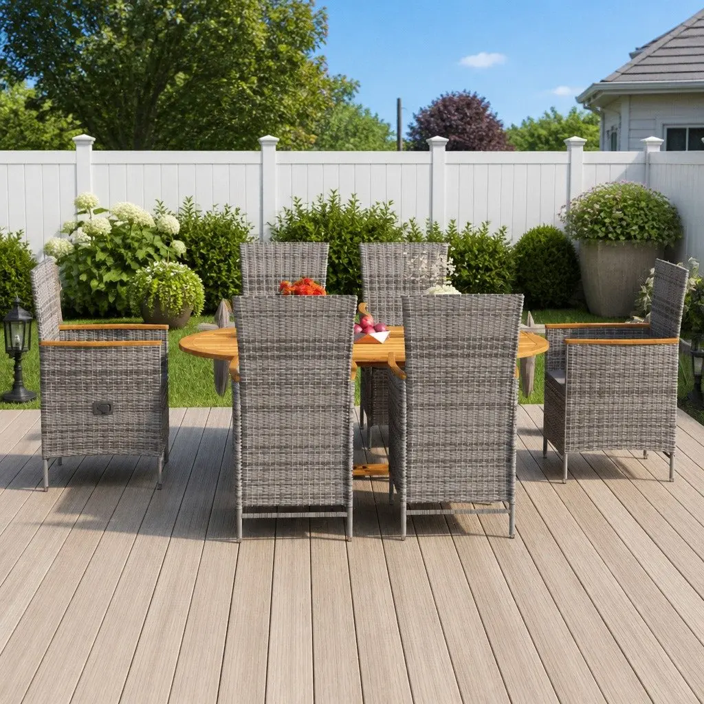 7-Piece Garden Dining Set for Outdoor Fun