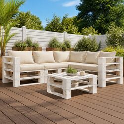 Inviting 6 Piece Garden Lounge Set for Relaxation