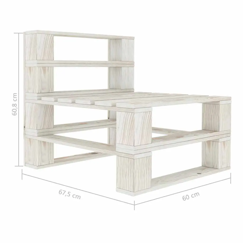 3-Seater Garden Pallet Sofa