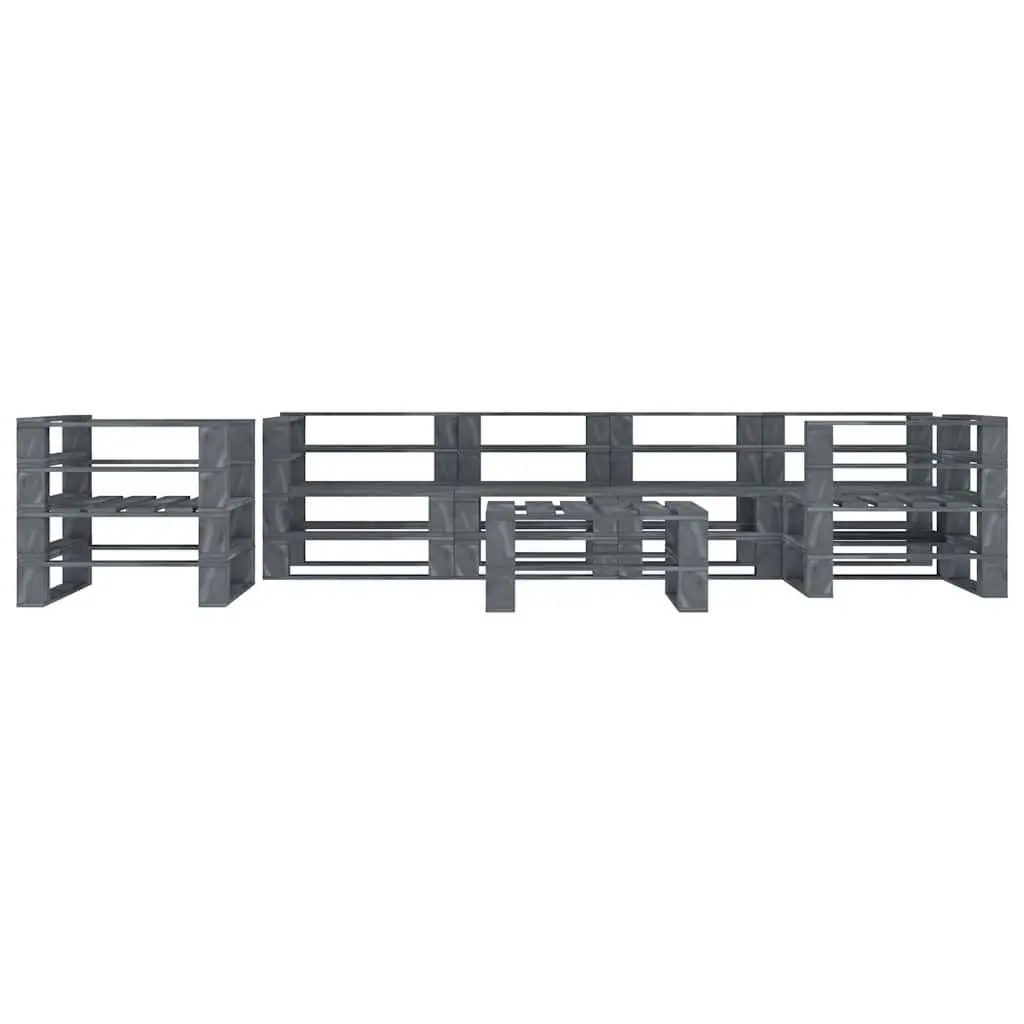 7-Piece Garden Pallet Lounge Set